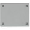 Pizarra Magnética De Pared Vidrio Templado Blanco 50x40 Cm Vidaxl