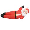 Papá Noel Inflable De Navidad Con Luces Led 160 Cm Vidaxl