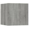 Muebles Para Tv De Pared 8 Uds Gris Sonoma 30,5x30x30 Cm Vidaxl