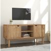 Mueble De Tv Otta Madera Maciza De Pino 113,5x43x57 Cm Vidaxl