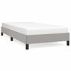 Estructura De Cama De Tela Gris Claro 90x190 Cm Vidaxl