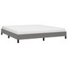 Estructura De Cama De Tela Gris Oscuro 160x200 Cm Vidaxl