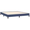 Estructura De Cama Tela Azul 180x200 Cm Vidaxl