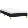 Estructura De Cama De Tela Negro 90x190 Cm Vidaxl