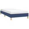 Estructura De Cama De Tela Azul 90x200 Cm Vidaxl