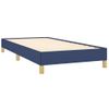 Estructura De Cama De Tela Azul 90x200 Cm Vidaxl