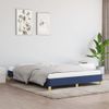 Estructura De Cama De Tela Gris Taupe Azul 140x200 Cm Vidaxl