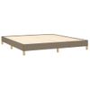 Estructura De Cama De Tela Gris Taupe 180x200 Cm Vidaxl