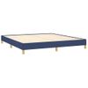 Estructura De Cama Tela Azul 180x200 Cm Vidaxl