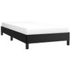 Estructura De Cama Cuero Sintético Negro 80x200 Cm Vidaxl