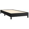 Estructura De Cama Cuero Sintético Negro 80x200 Cm Vidaxl