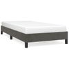 Estructura De Cama De Terciopelo Gris Oscuro 90x200 Cm Vidaxl