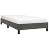 Estructura De Cama De Terciopelo Gris Oscuro 90x200 Cm Vidaxl