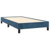 Estructura De Cama De Terciopelo Azul 90x200 Cm Vidaxl