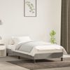 Estructura De Cama De Terciopelo Gris Claro 100x200 Cm Vidaxl