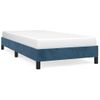 Estructura De Cama De Terciopelo Azul 100x200 Cm Vidaxl