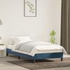 Estructura De Cama De Terciopelo Azul 100x200 Cm Vidaxl