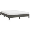 Estructura De Cama De Terciopelo Gris Oscuro 140x200 Cm Vidaxl