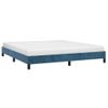 Estructura De Cama De Terciopelo Azul 180x200 Cm Vidaxl