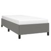 Estructura De Cama De Tela Gris Oscuro 100x200 Cm Vidaxl