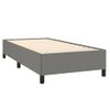 Estructura De Cama De Tela Gris Oscuro 100x200 Cm Vidaxl