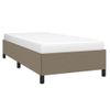 Estructura De Cama De Tela Gris Taupe 100x200 Cm Vidaxl