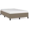 Estructura De Cama De Tela Gris Taupe 120x200 Cm Vidaxl