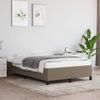 Estructura De Cama De Tela Gris Taupe 120x200 Cm Vidaxl