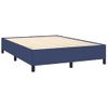 Estructura De Cama De Tela Azul 140x190 Cm Vidaxl