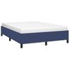 Estructura De Cama De Tela Azul 140x190 Cm Vidaxl