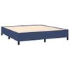 Estructura De Cama De Tela Azul 160x200 Cm Vidaxl