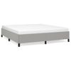 Estructura De Cama Gris Claro Tela 180x200 Cm Vidaxl