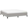 Estructura De Cama Gris Claro Tela 180x200 Cm Vidaxl