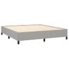 Estructura De Cama Gris Claro Tela 180x200 Cm Vidaxl