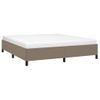 Estructura De Cama De Tela Gris Taupe 180x200 Cm Vidaxl