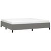 Estructura De Cama Tela Gris Oscuro 200x200 Cm Vidaxl