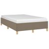 Estructura De Cama De Tela Gris Taupe 120x200 Cm Vidaxl