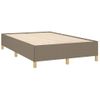 Estructura De Cama De Tela Gris Taupe 120x200 Cm Vidaxl