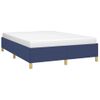 Estructura De Cama De Tela Azul 140x190 Cm Vidaxl