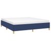 Estructura De Cama Tela Azul 180x200 Cm Vidaxl