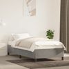 Estructura De Cama De Terciopelo Gris Claro 80x200 Cm Vidaxl