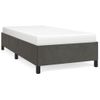 Estructura De Cama De Terciopelo Gris Oscuro 80x200 Cm Vidaxl