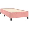 Estructura De Cama De Terciopelo Rosa 80x200 Cm Vidaxl