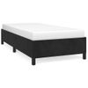 Estructura De Cama De Terciopelo Negro 90x190 Cm Vidaxl