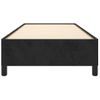 Estructura De Cama De Terciopelo Negro 90x190 Cm Vidaxl