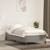 Estructura De Cama De Terciopelo Gris Claro 100x200 Cm Vidaxl