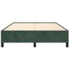 Estructura De Cama De Terciopelo Verde 140x190 Cm Vidaxl