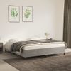 Estructura De Cama De Terciopelo Gris Claro 160x200 Cm Vidaxl