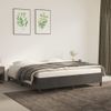 Estructura De Cama De Terciopelo Gris Oscuro 160x200 Cm Vidaxl