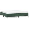 Estructura De Cama De Terciopelo Verde 200x200 Cm Vidaxl